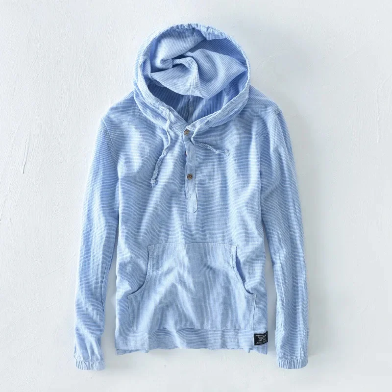 Enzo® | Linen Hoodie - Image 2