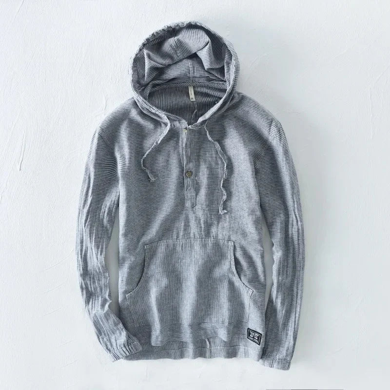 Enzo® | Linen Hoodie - Image 3