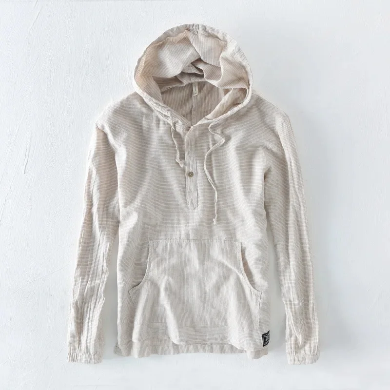 Enzo® | Linen Hoodie - Image 4