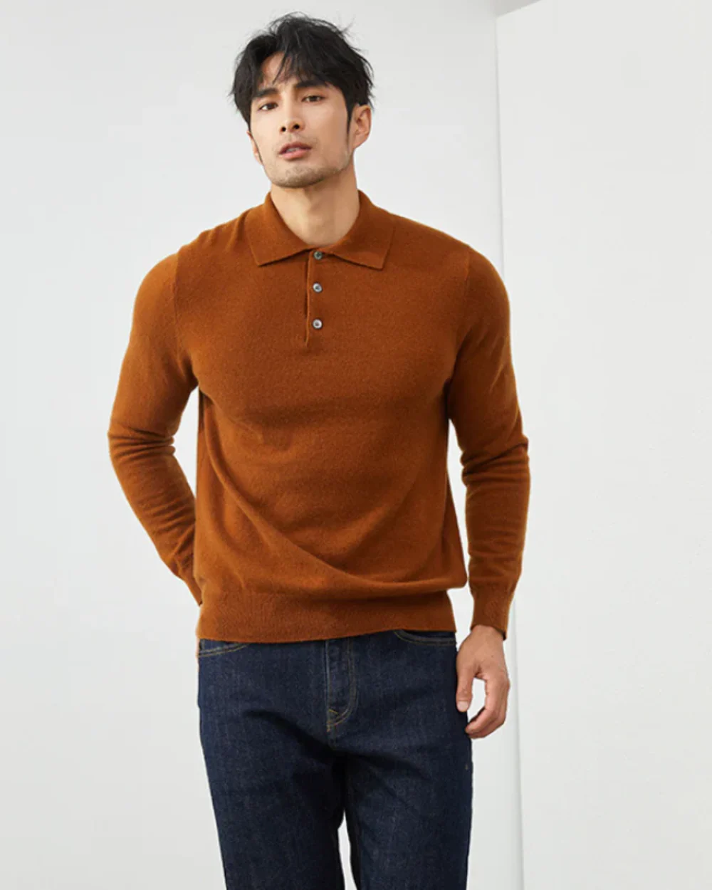Enzo | Ponza Cashmere Polo Sweater - Image 7