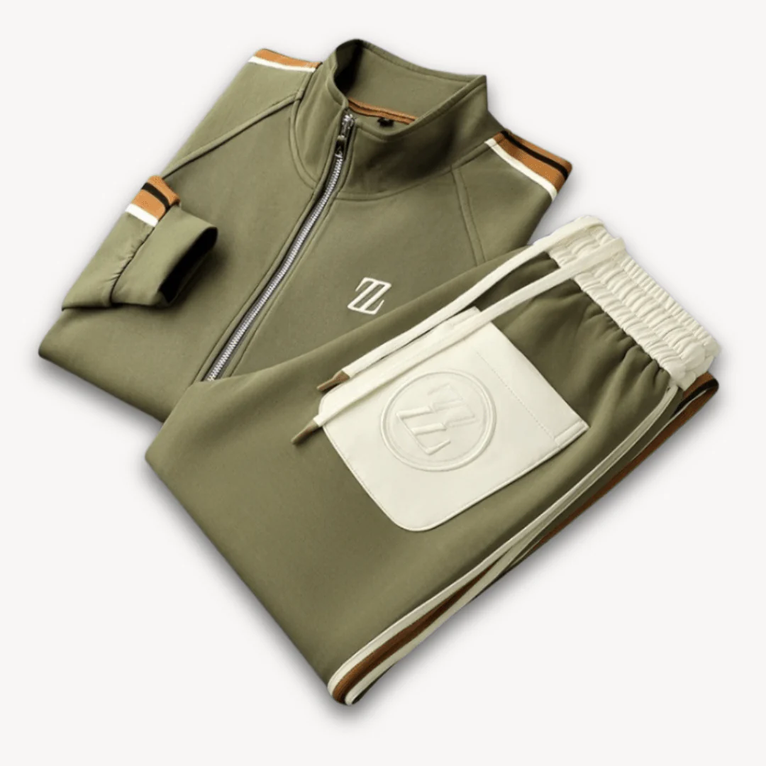 Eolo® | Men Tracksuits with Zip Up Jacket - Image 2