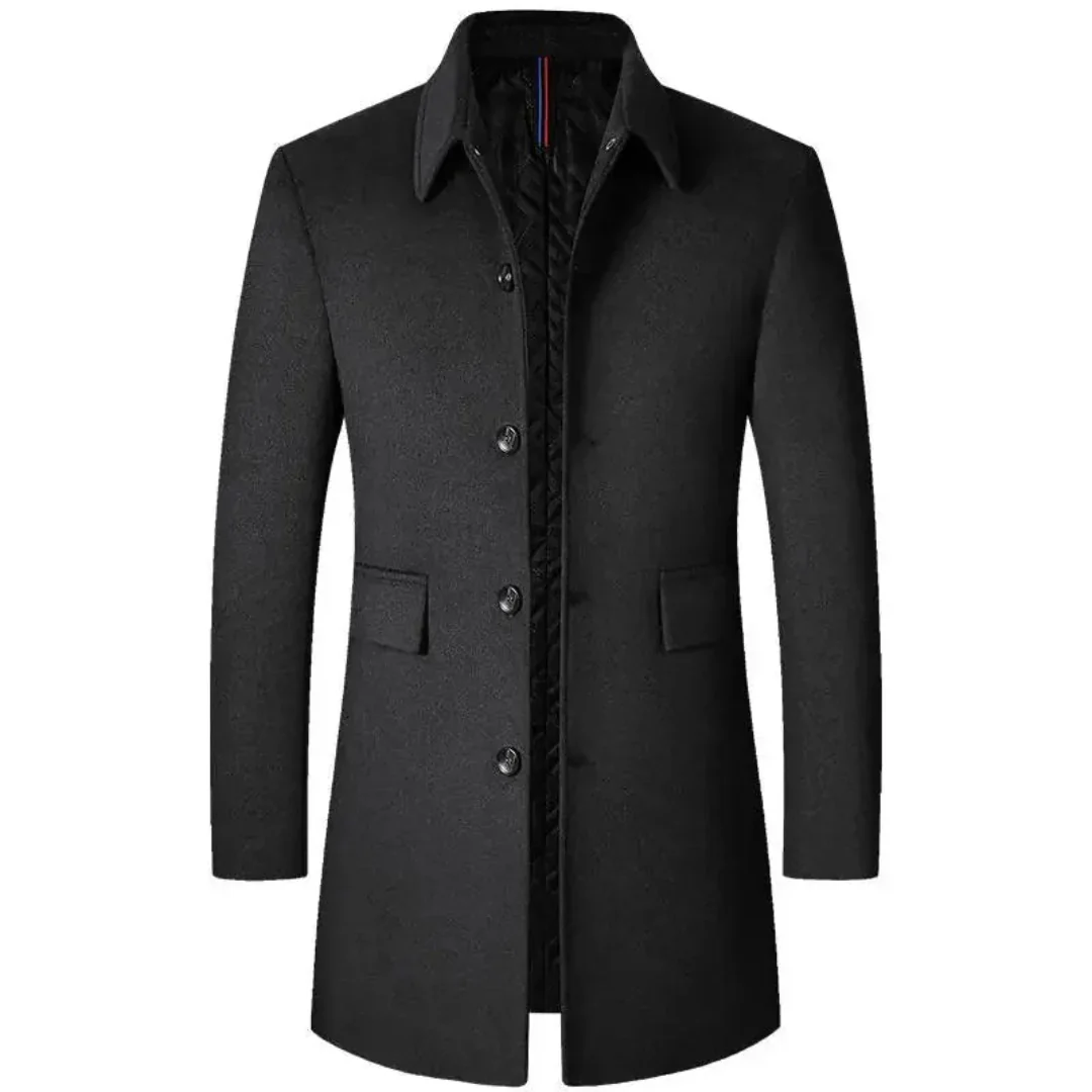 Epifanio | Ericson Insulated Wool Overcoat - Image 3