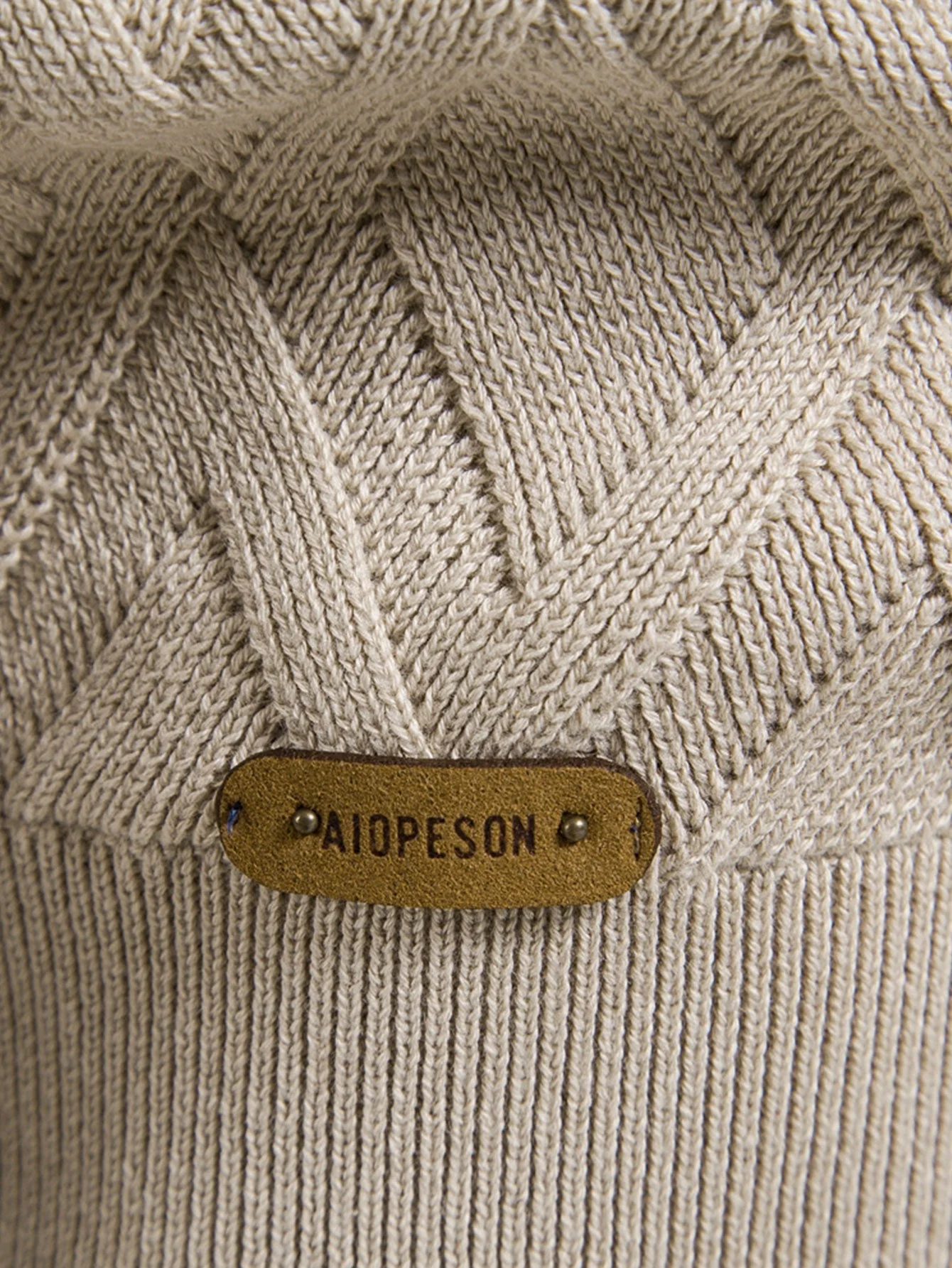 Erasmo® | Geometry Jacquard Crewneck Sweater - Image 2