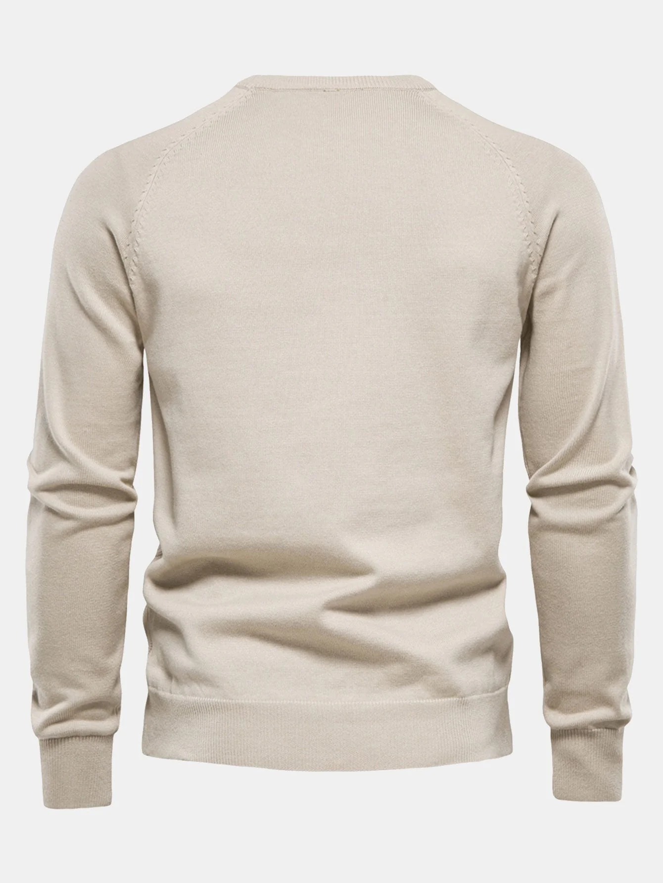 Erasmo® | Geometry Jacquard Crewneck Sweater - Image 9