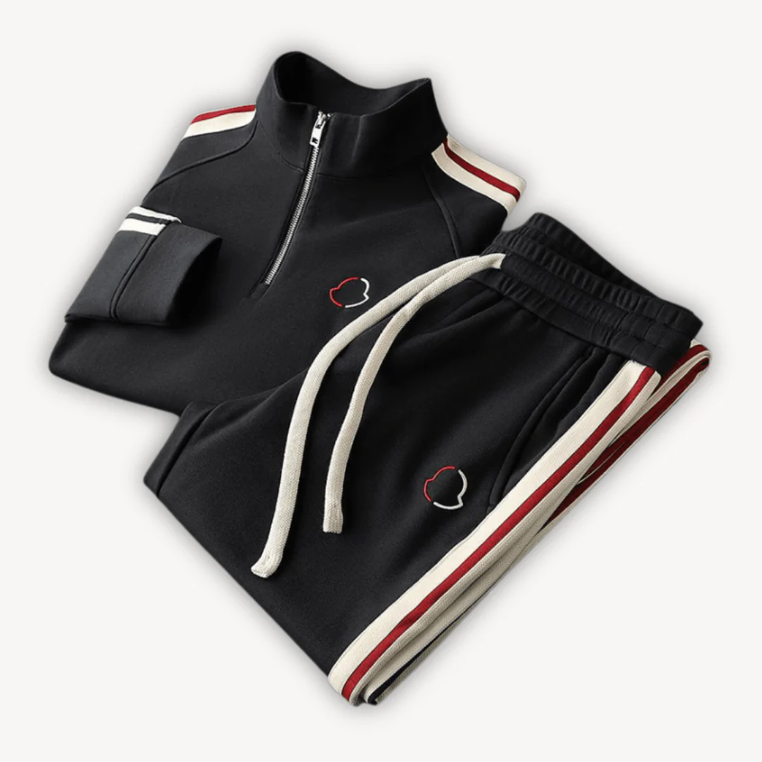 Erasmo® | Men Tracksuits with Side Stripes - Image 3