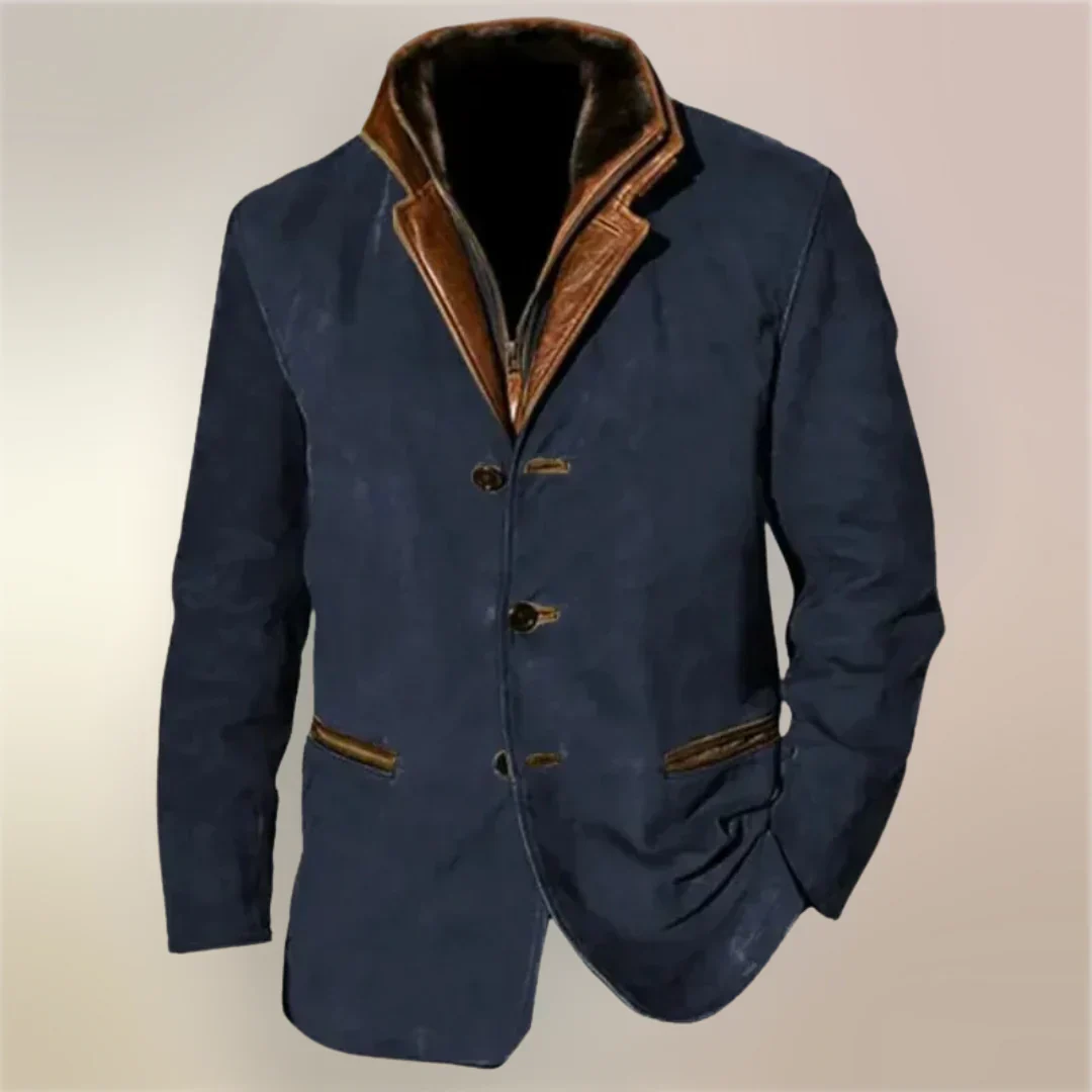 Erasmo® | Stylish Comfortable Vintage Jacket - Image 9