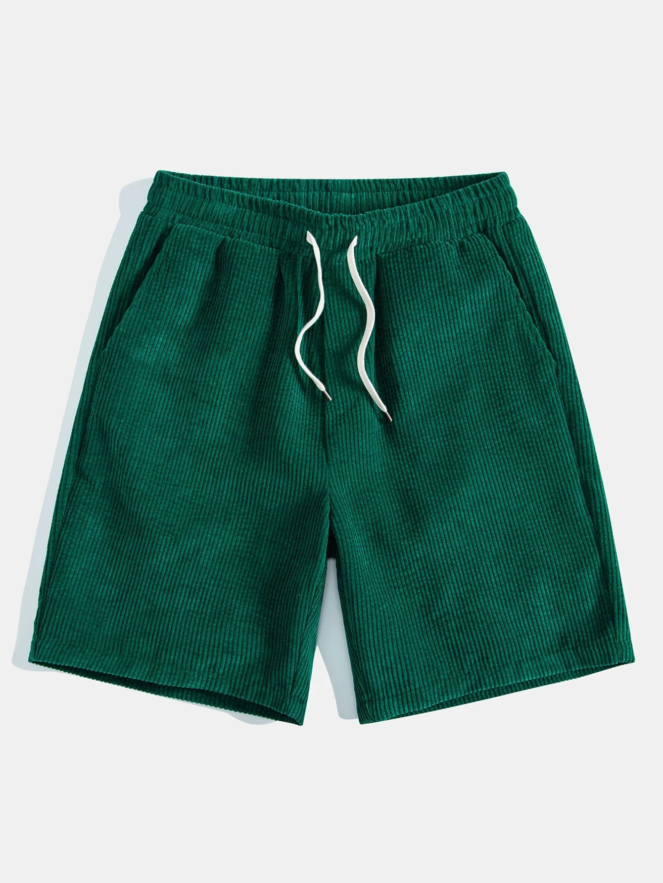 Erasto® | Chicago Basketball Bear Print Drop Shoulder Oversize T-Shirt & Drawstring Corduroy Shorts - Image 8