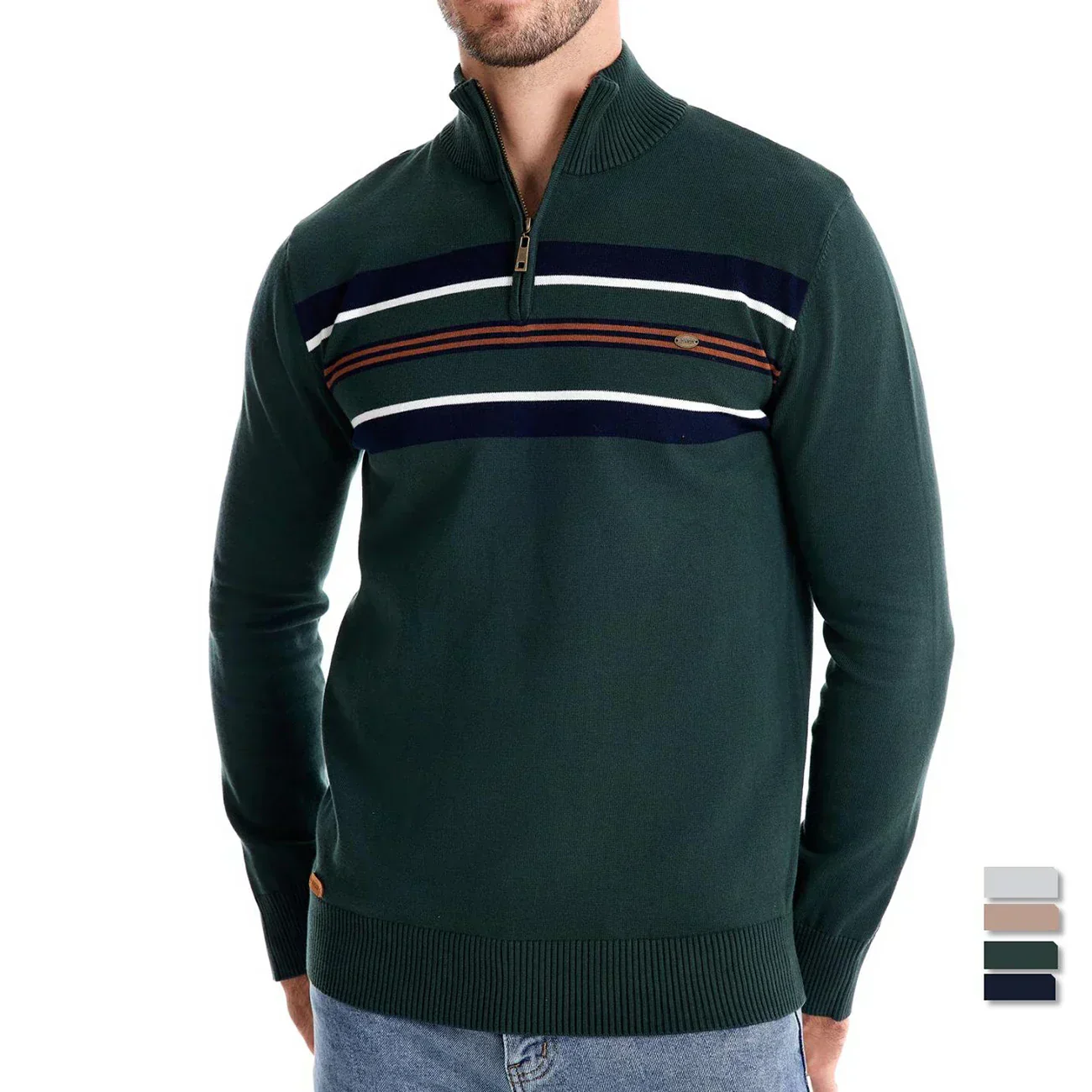 Erasto® | Striped Sweater