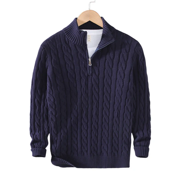 Erastus® | Casual Zip Sweater - Image 2