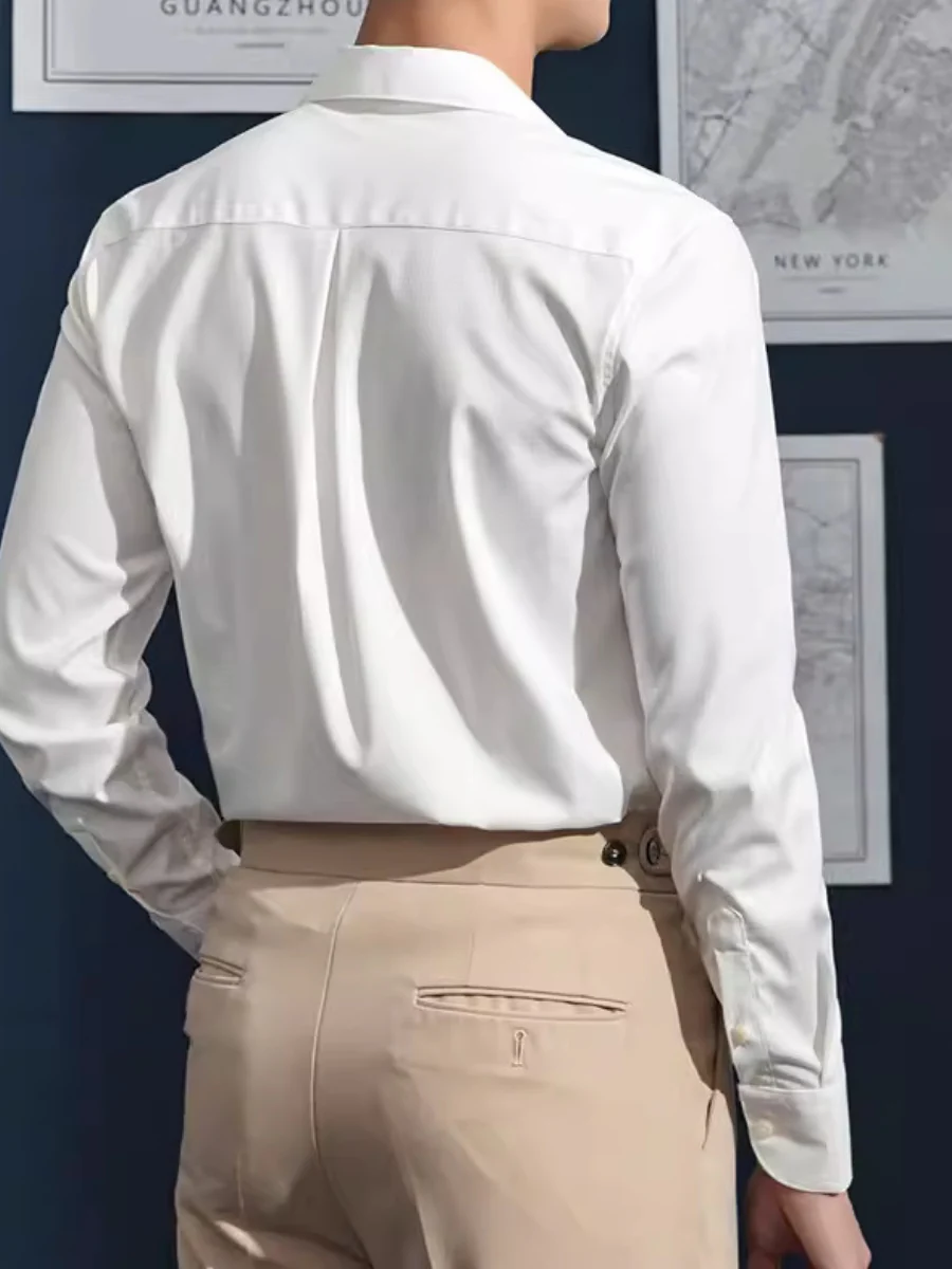 Erastus® | Wrinkle-Free Men'S Shirt With Cuban Collar - Image 2