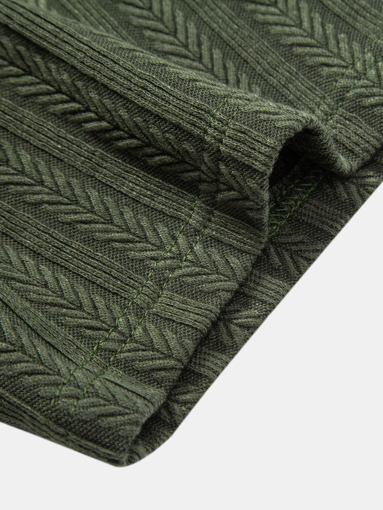 Eric® | Wheat Ear Jacquard Polo Shirt - Image 10