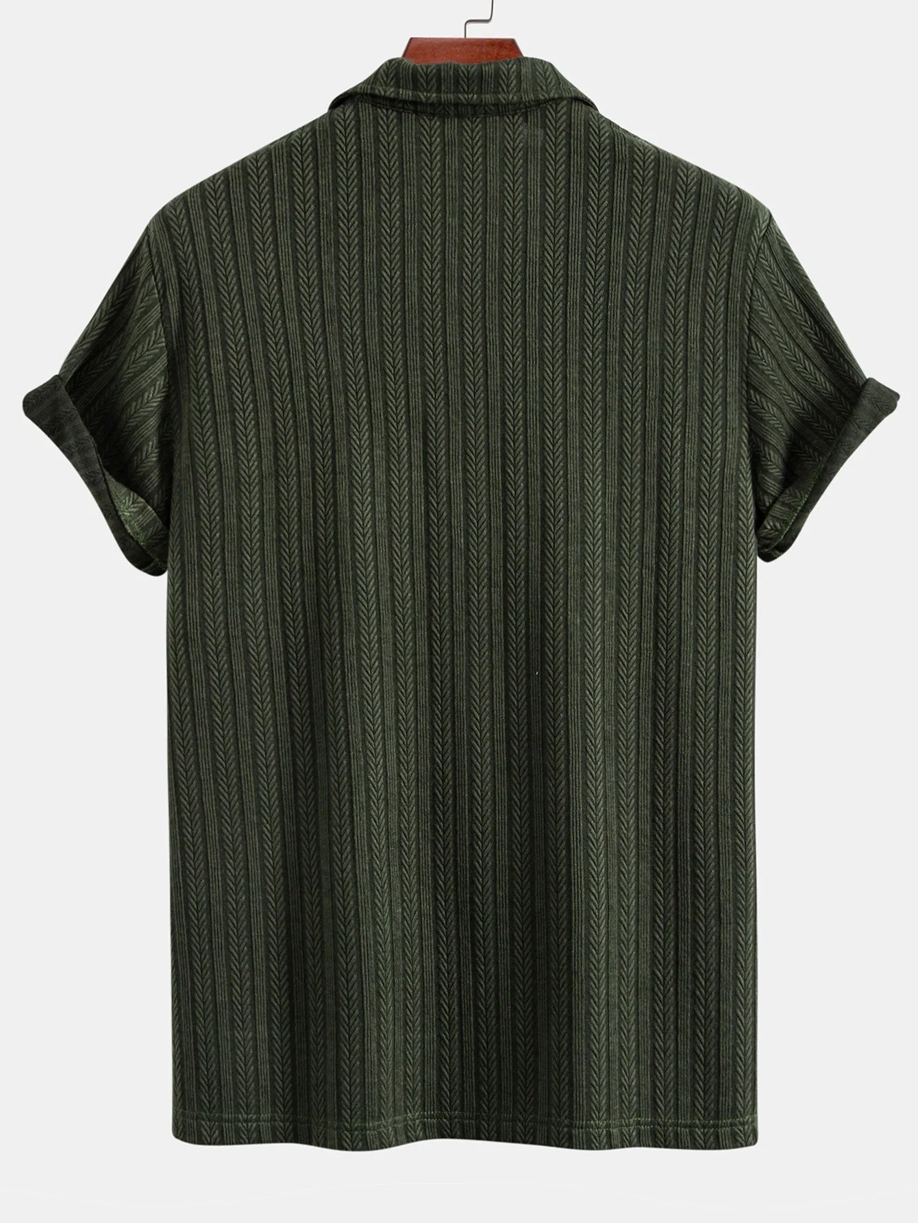Eric® | Wheat Ear Jacquard Polo Shirt - Image 2