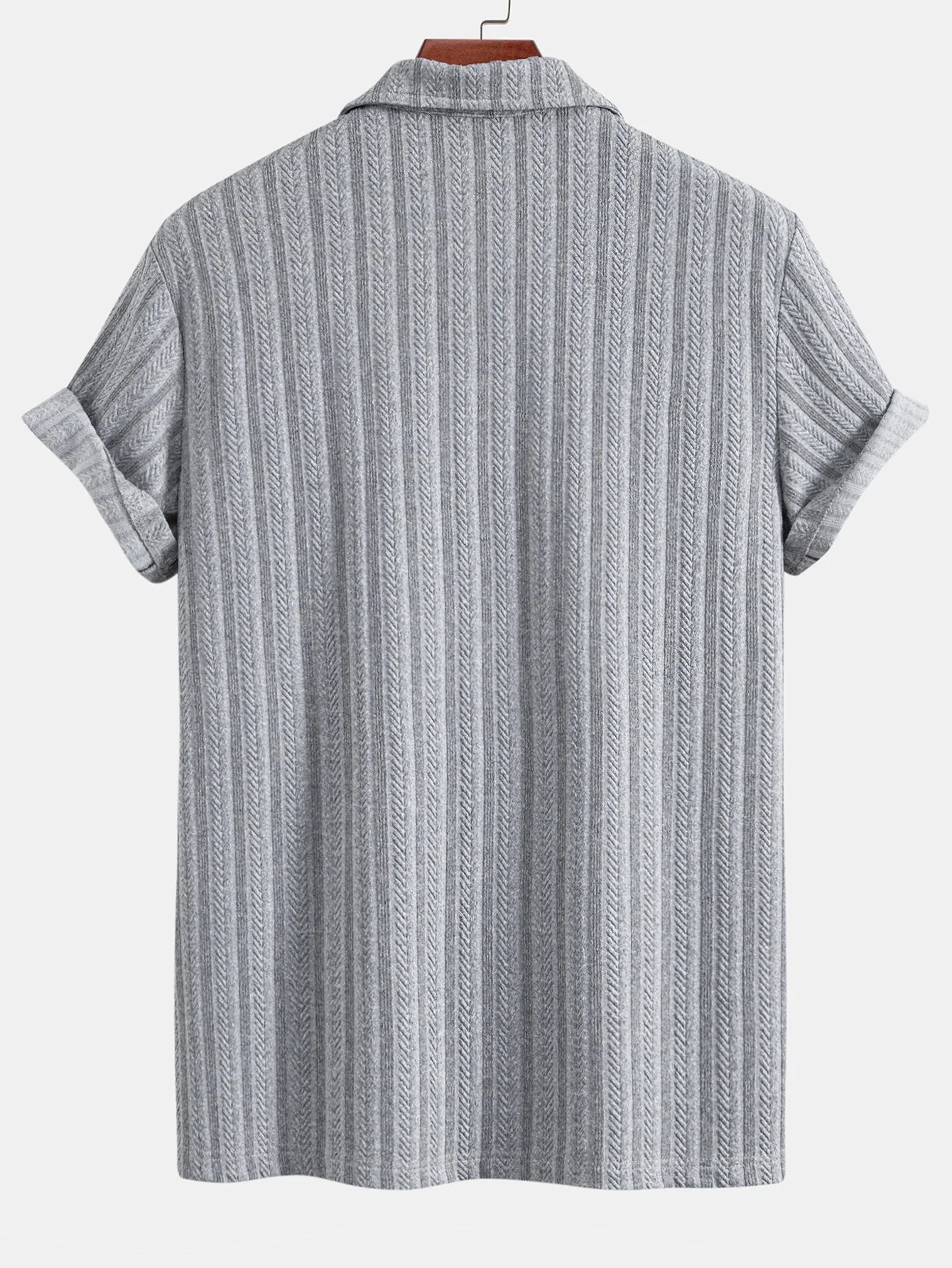 Eric® | Wheat Ear Jacquard Polo Shirt - Image 6
