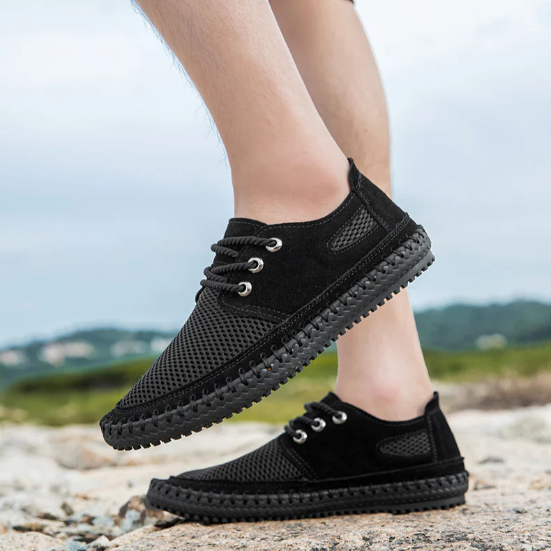 Eric | Strada Suede Mesh Shoes - Image 10