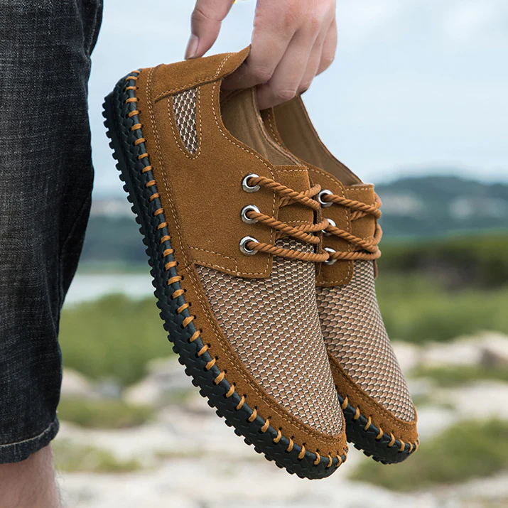 Eric | Strada Suede Mesh Shoes - Image 3