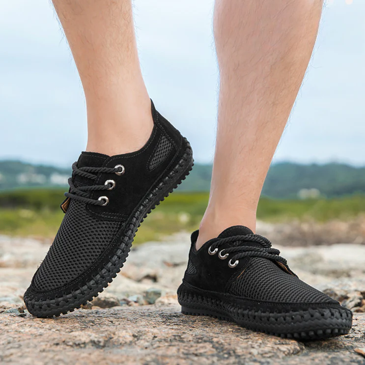 Eric | Strada Suede Mesh Shoes - Image 8