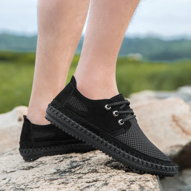 Eric | Strada Suede Mesh Shoes - Image 9