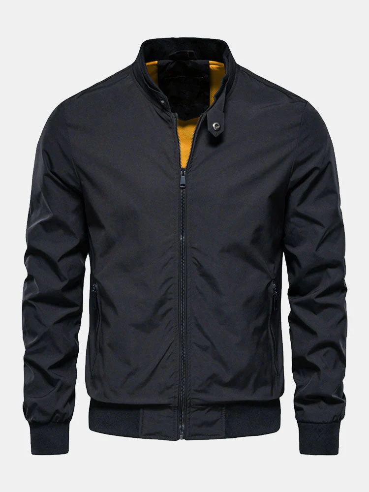 Erick® | Stand Collar Zip Up Jacket - Image 2