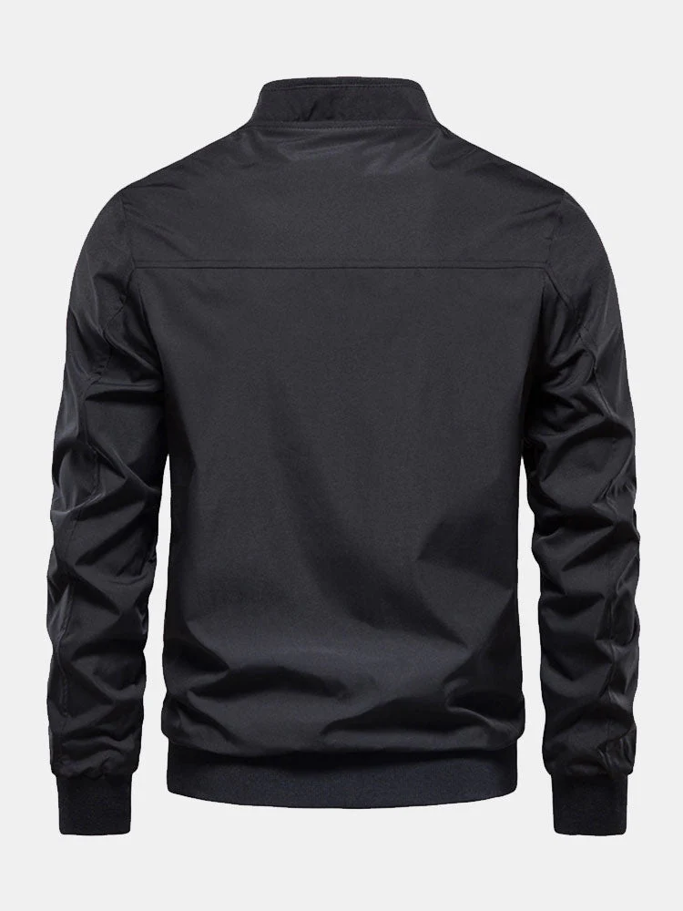 Erick® | Stand Collar Zip Up Jacket - Image 3