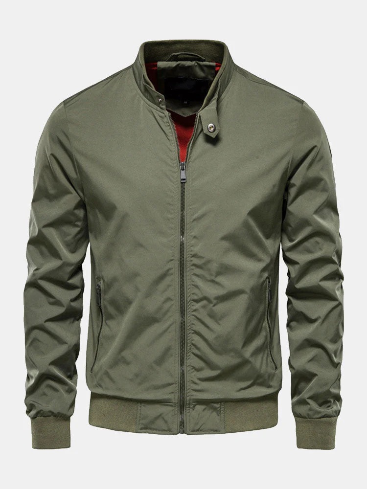Erick® | Stand Collar Zip Up Jacket - Image 4