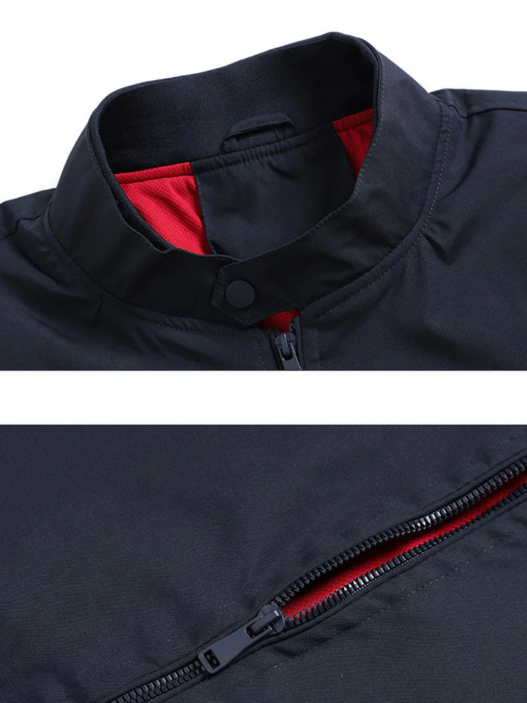 Erick® | Stand Collar Zip Up Jacket - Image 6