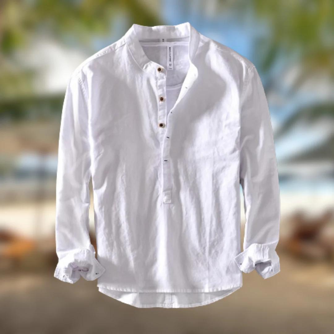 Ermenegildo® | Linen Blend Men's Shirt - Image 4