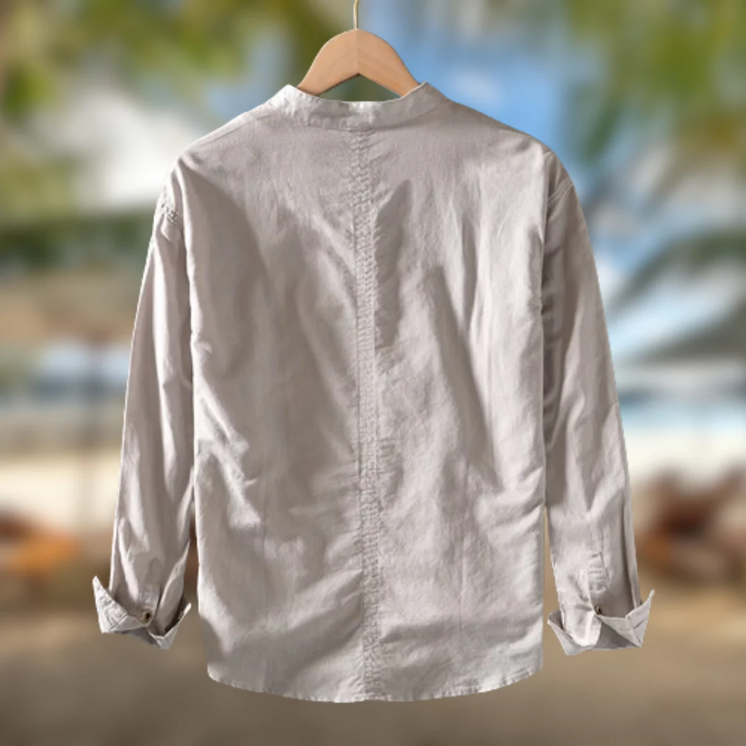 Ermenegildo® | Linen Blend Men's Shirt - Image 5