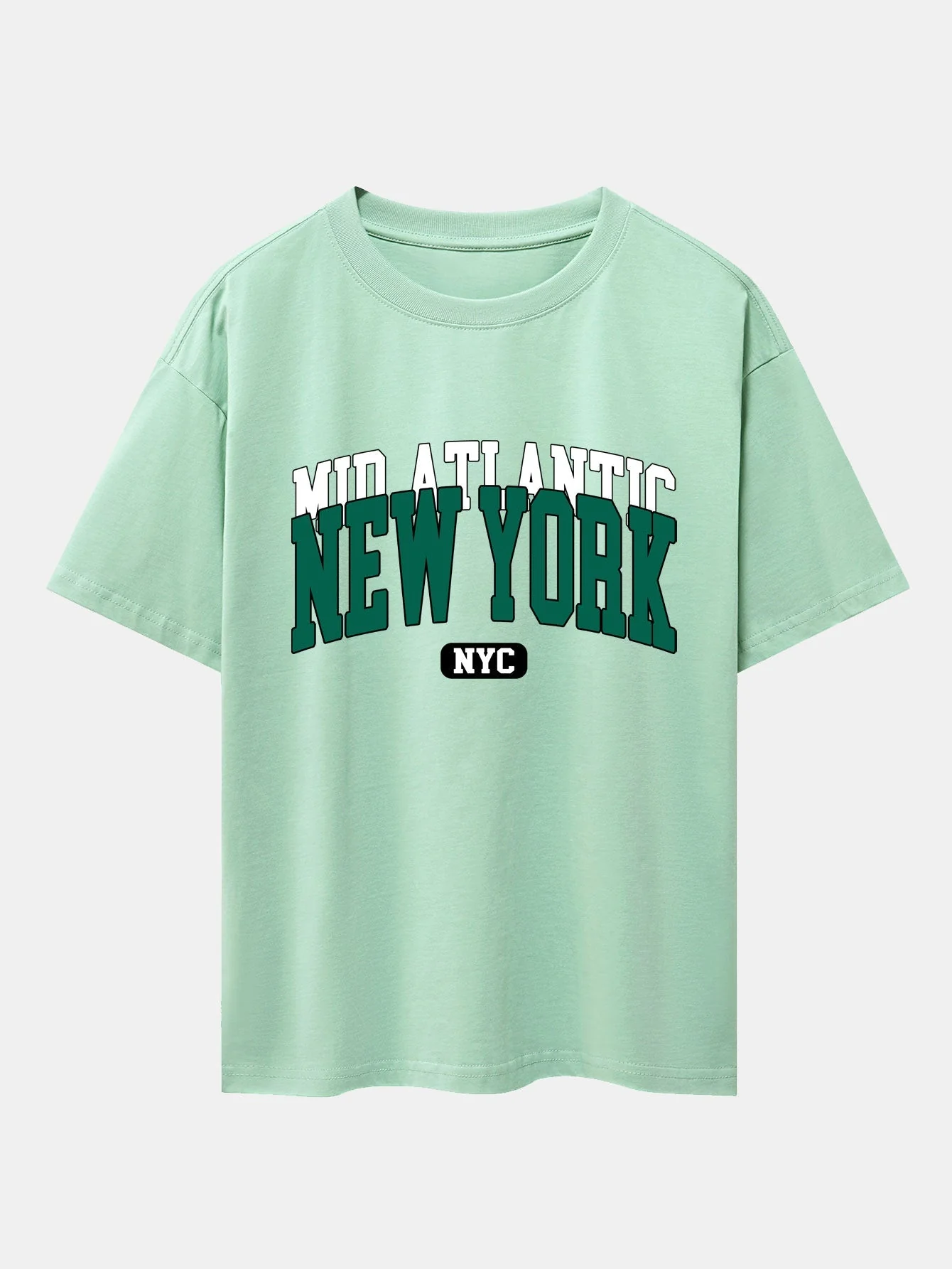 Ermenegildo® | New York Print Drop Shoulder Oversize T-Shirt - Image 11