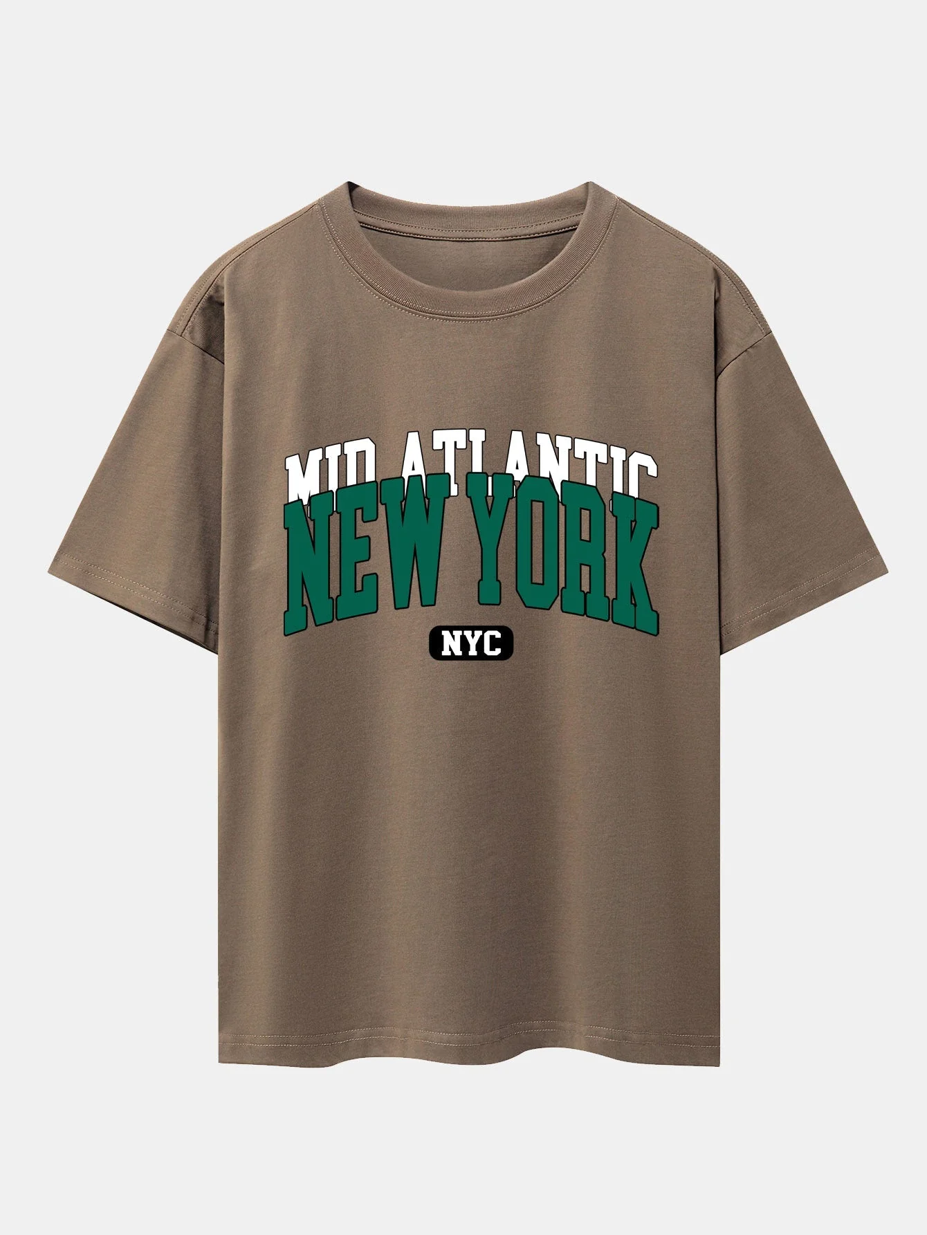 Ermenegildo® | New York Print Drop Shoulder Oversize T-Shirt - Image 5