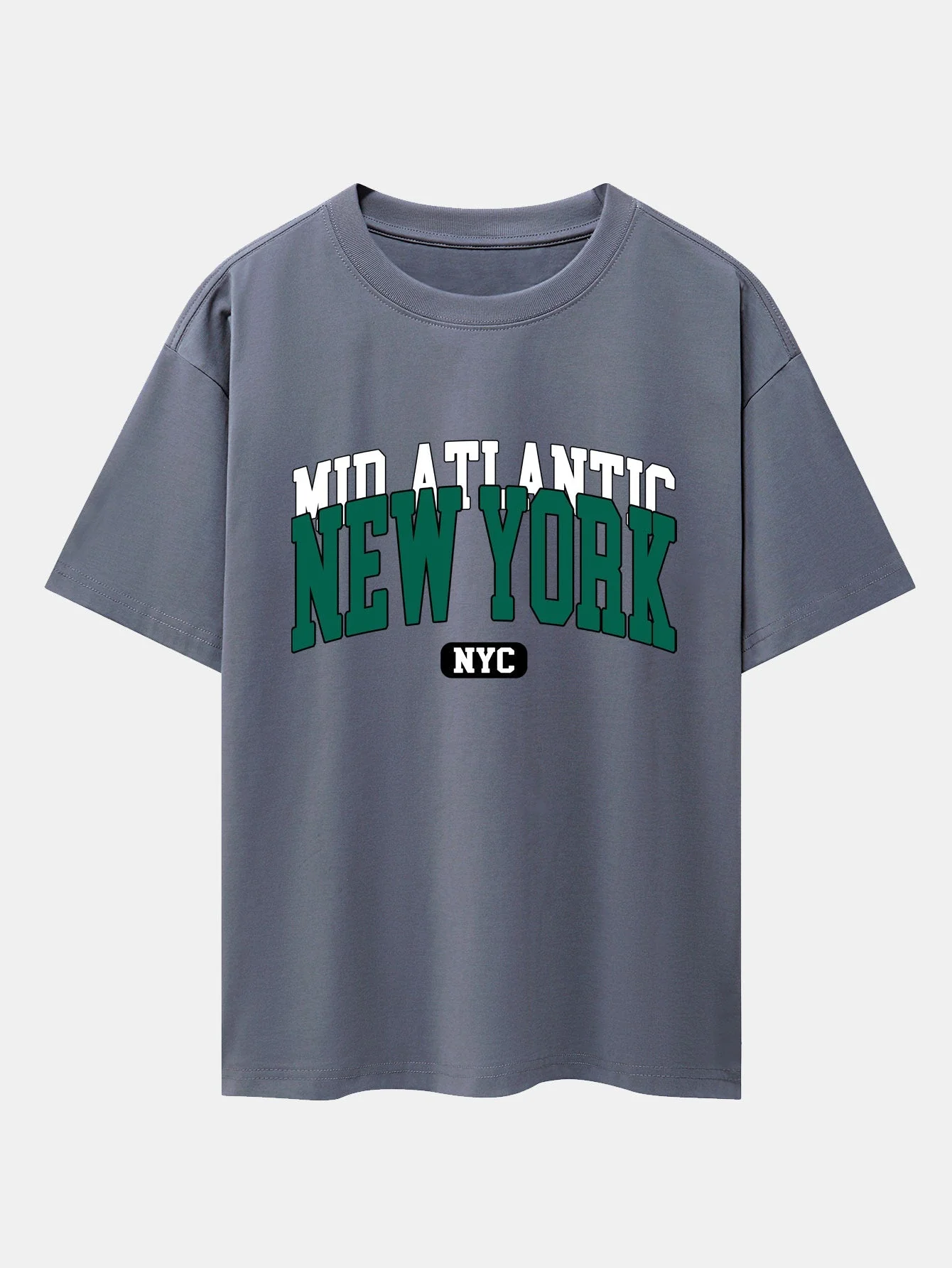 Ermenegildo® | New York Print Drop Shoulder Oversize T-Shirt - Image 6