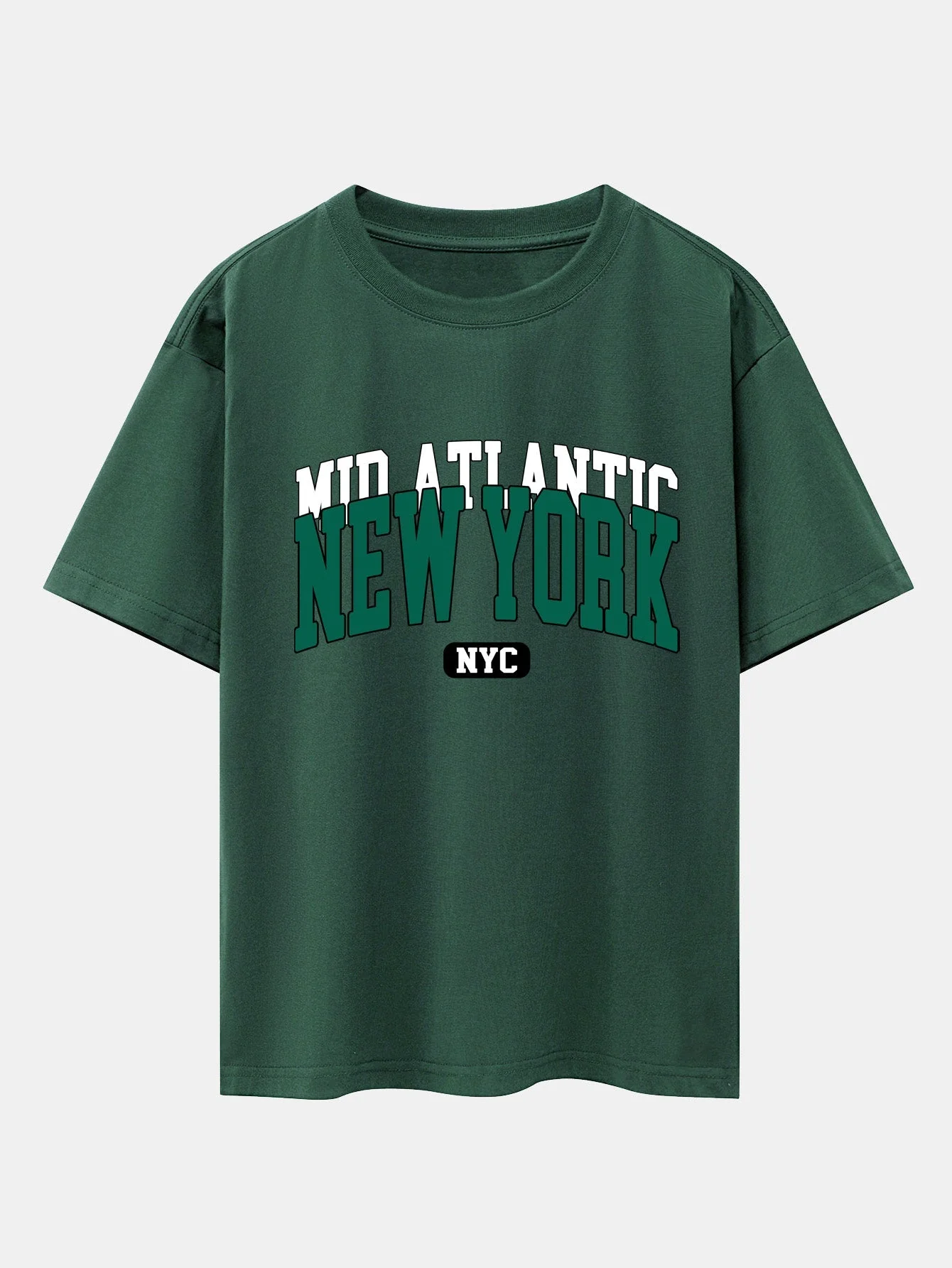 Ermenegildo® | New York Print Drop Shoulder Oversize T-Shirt - Image 9