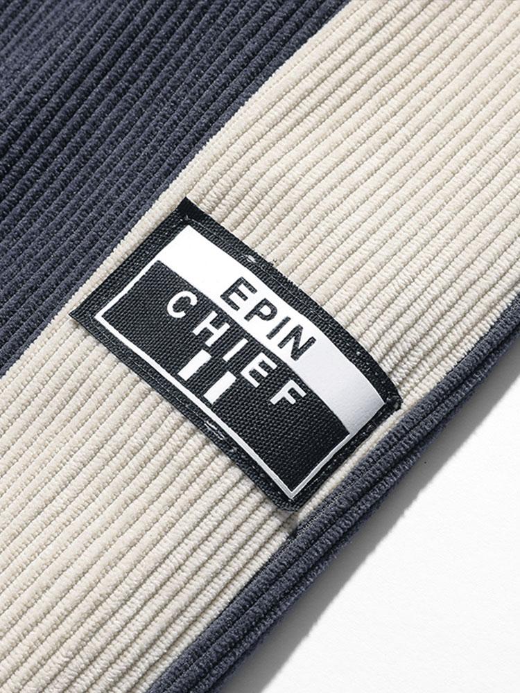 Ernesto® | Side Stripe Corduroy Jogging Pants - Image 23