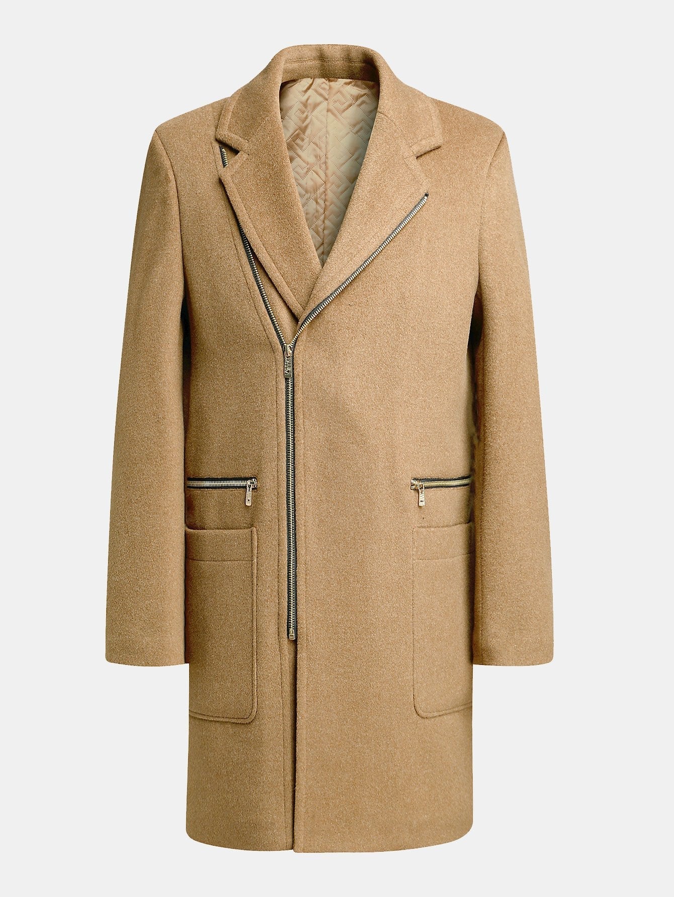 Ernesto | Long Line Wool Blended Overcoat - Image 3
