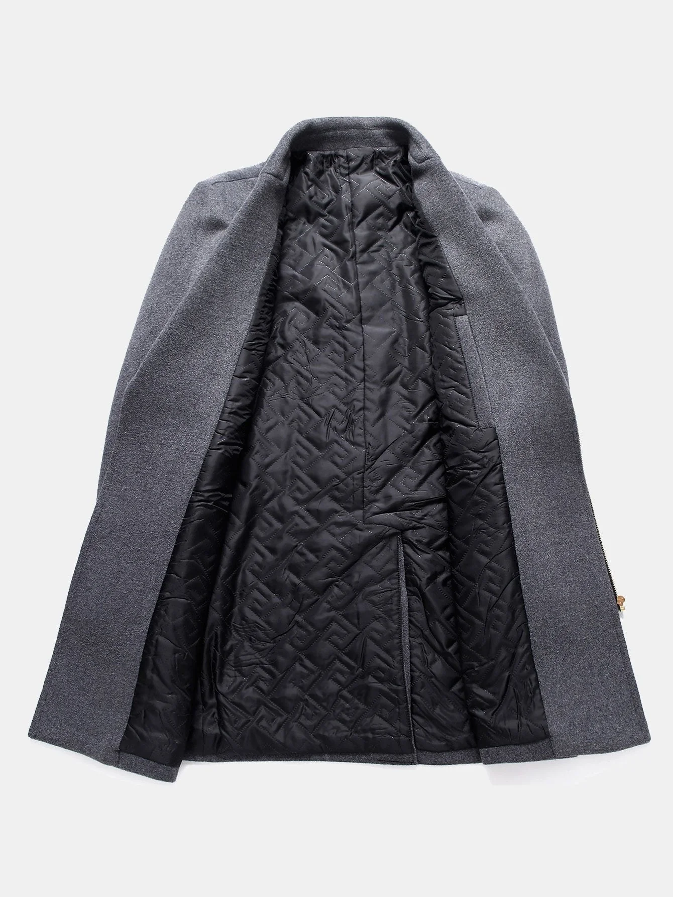 Ernesto | Long Line Wool Blended Overcoat - Image 6