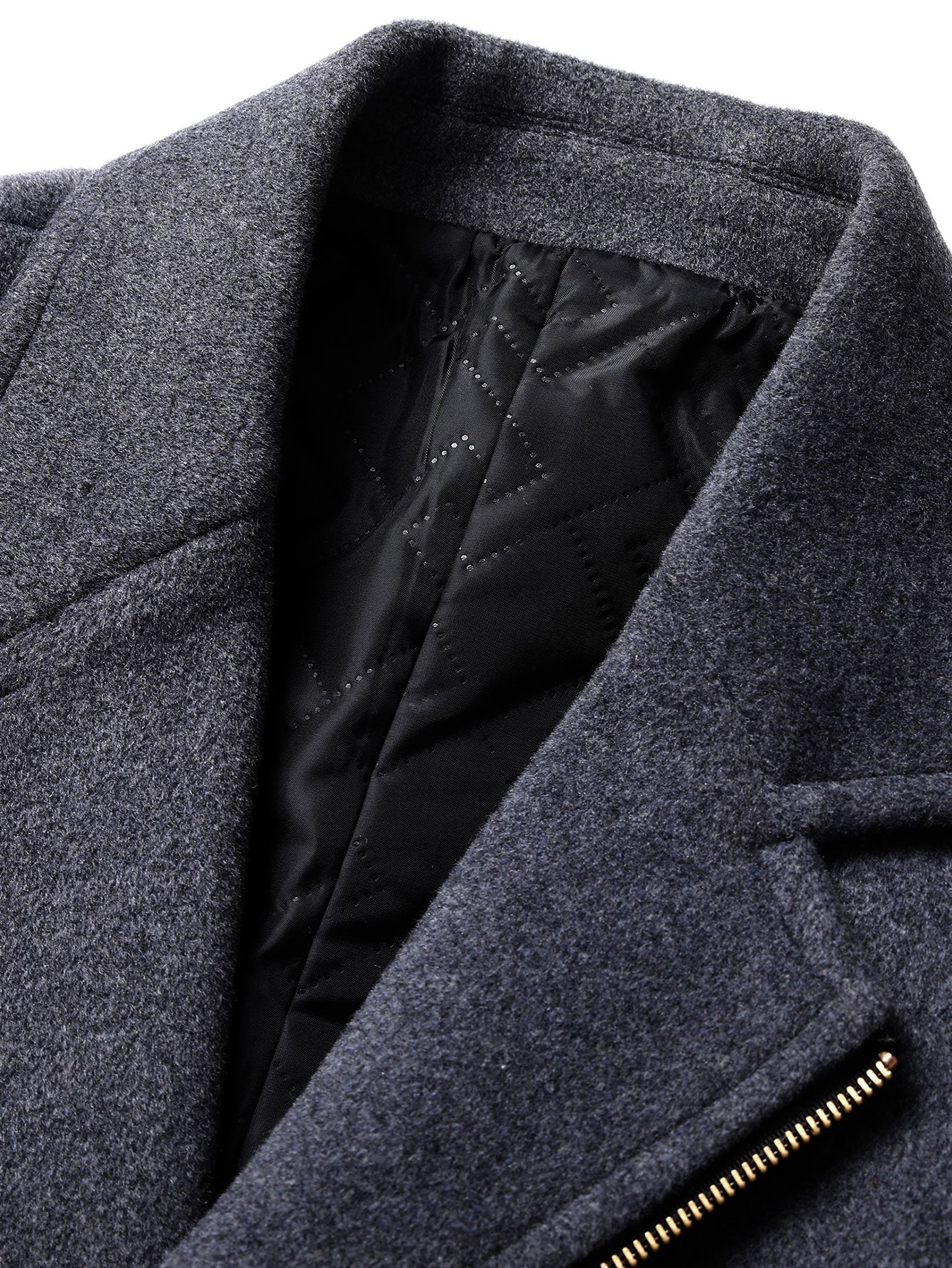 Ernesto | Long Line Wool Blended Overcoat - Image 7