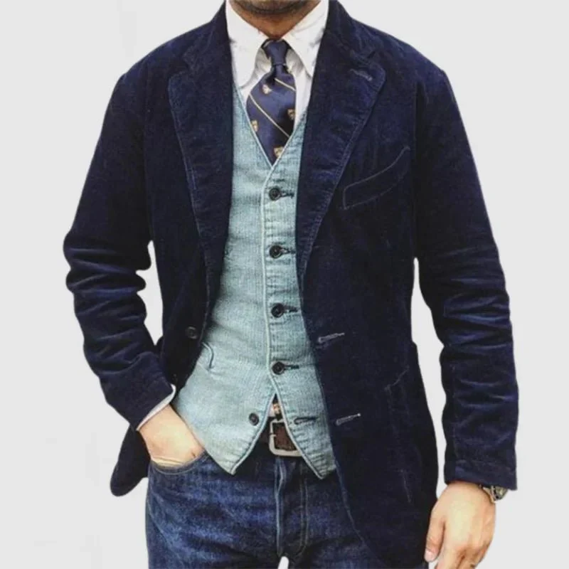Eros | Modern corduroy jacket and vest in a set - Image 5