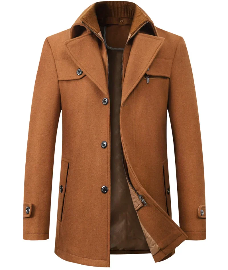 Esaú | Tailor-made men's coat with inside zip - Image 11
