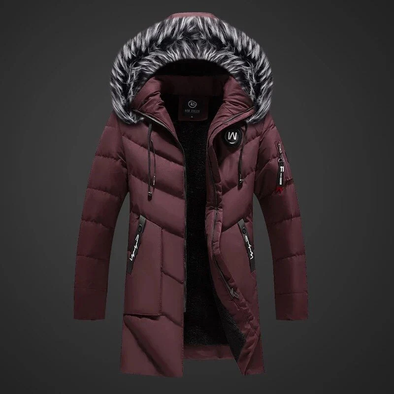 Esaú | Warm quilted coat with hood, winter jacket, wind & water repellent - Image 3