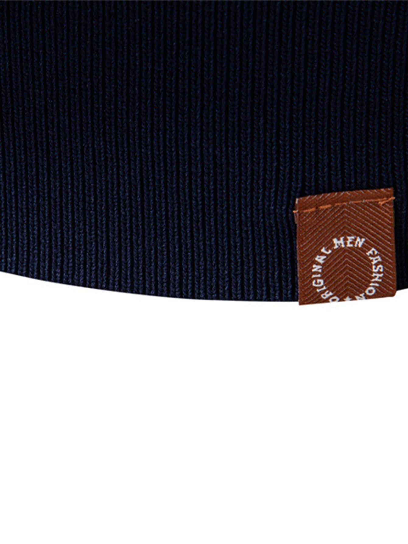 Escipión® | Long Sleeved Knitted Stripe Jacquard Polo Shirt & Slim Fit Tapered Trousers - Image 8