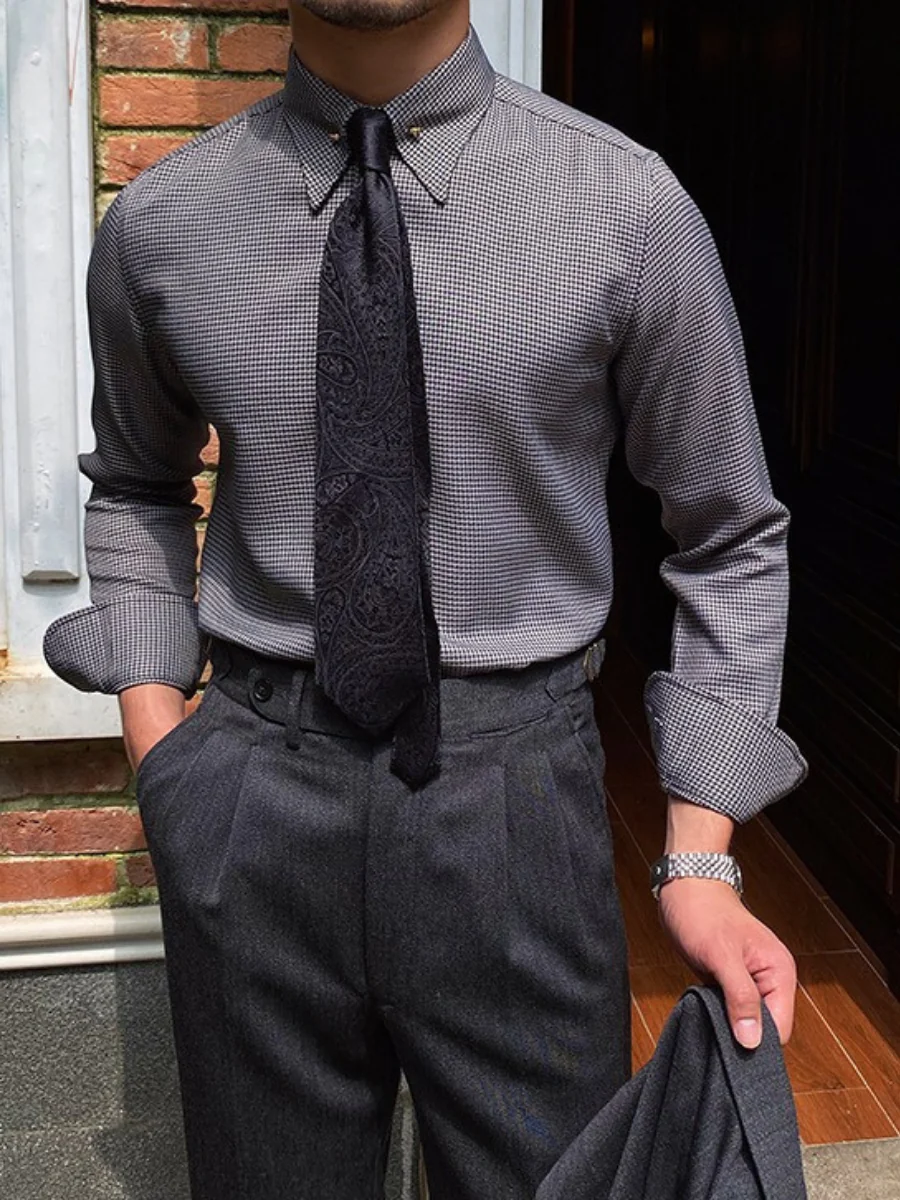 Esmond® | Men'S Shirt With Empire Collar - Image 2