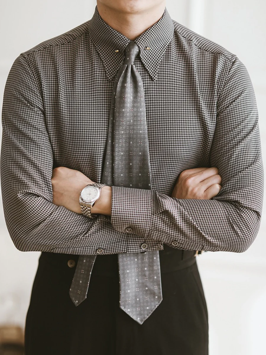 Esmond® | Men'S Shirt With Empire Collar - Image 4