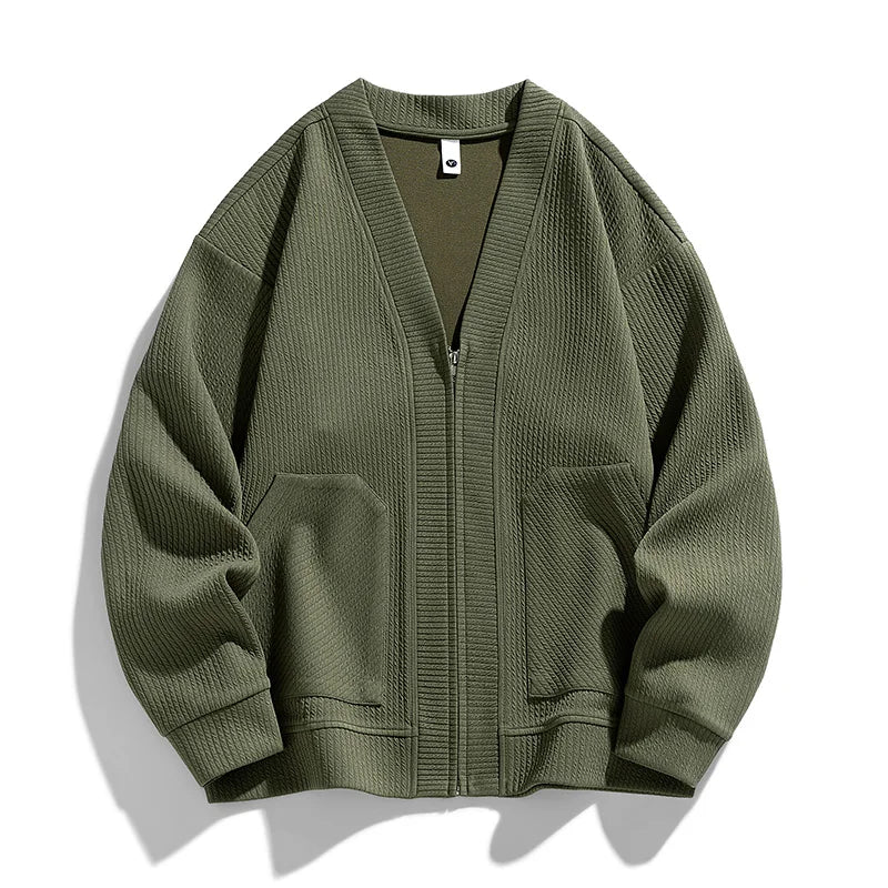Esmond® | Warm Zip-Up Cardigan For Men - Image 4