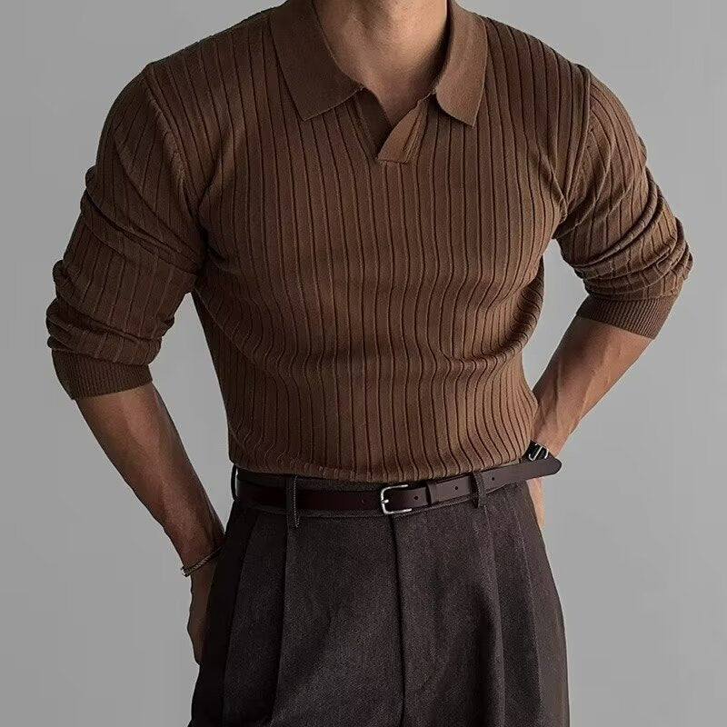 Estanislao® | Polo Ribbed Shirt - Image 2