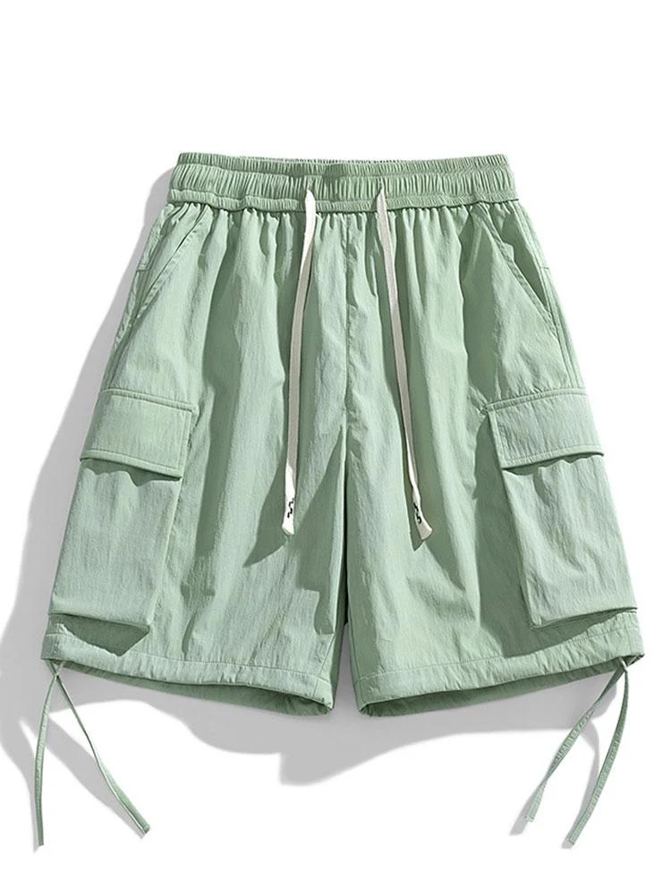 Esteban® | Drawstring Hem Cargo Shorts - Image 2