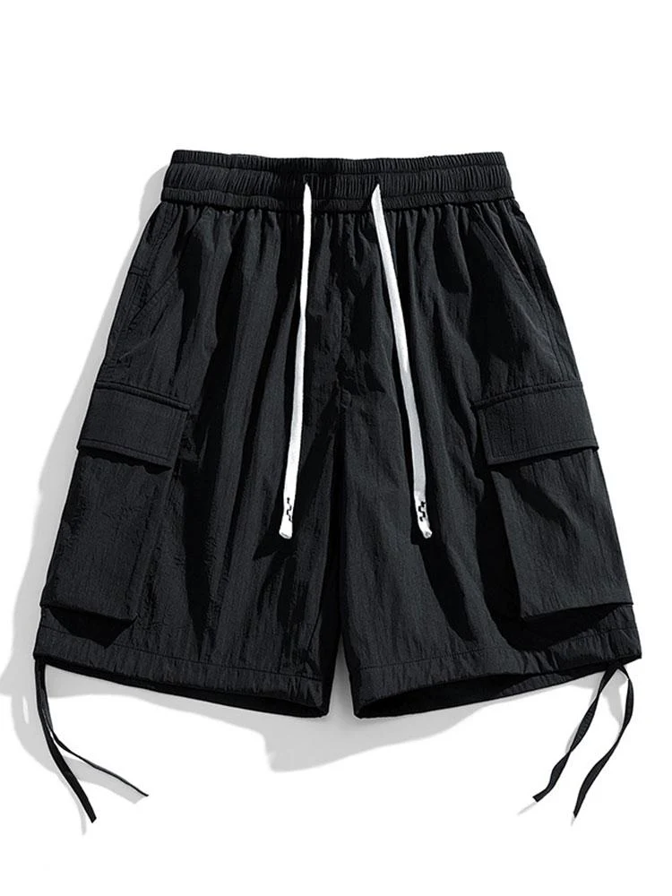Esteban® | Drawstring Hem Cargo Shorts - Image 6