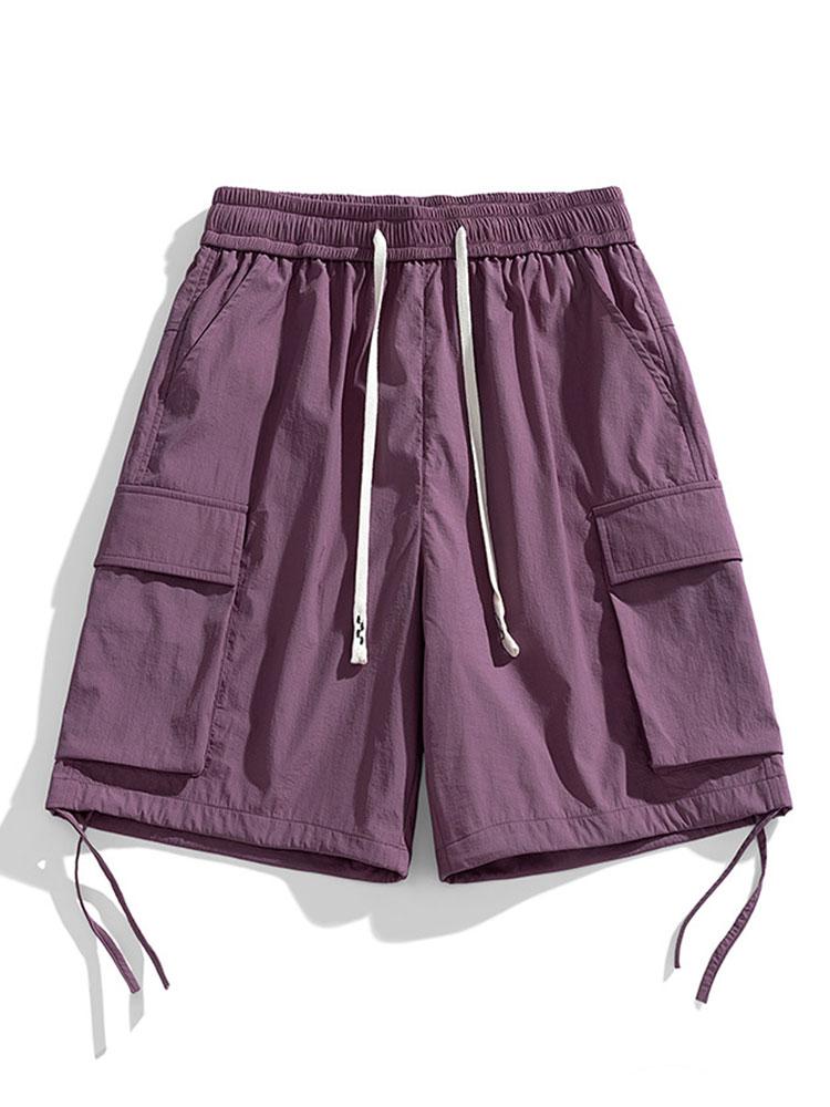 Esteban® | Drawstring Hem Cargo Shorts - Image 7