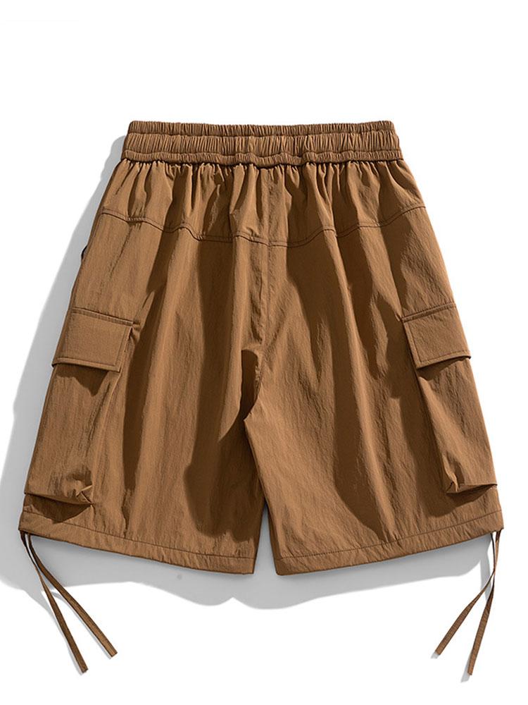 Esteban® | Drawstring Hem Cargo Shorts - Image 9