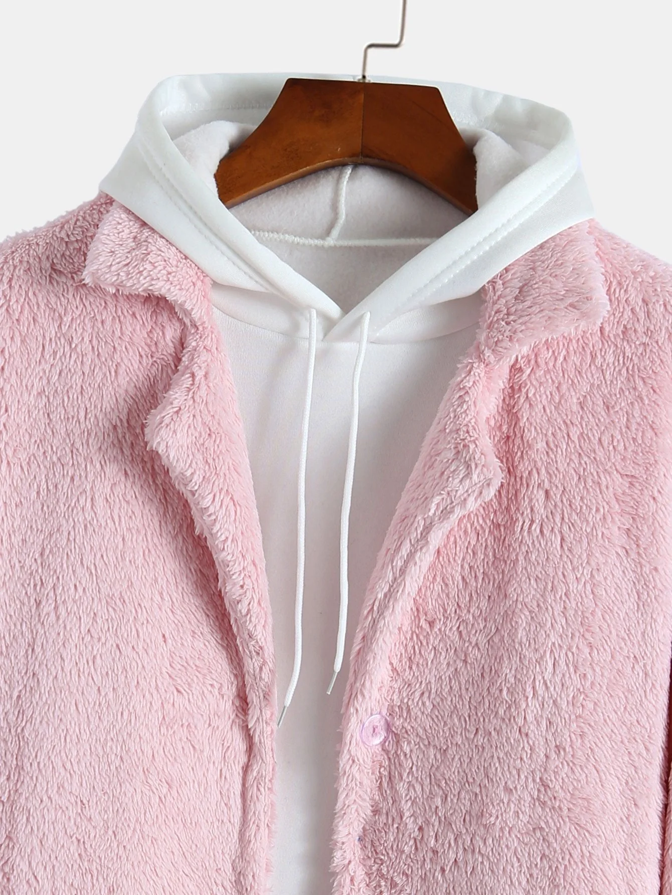 Esteban | Notched Lapel Teddy Coat - Image 3