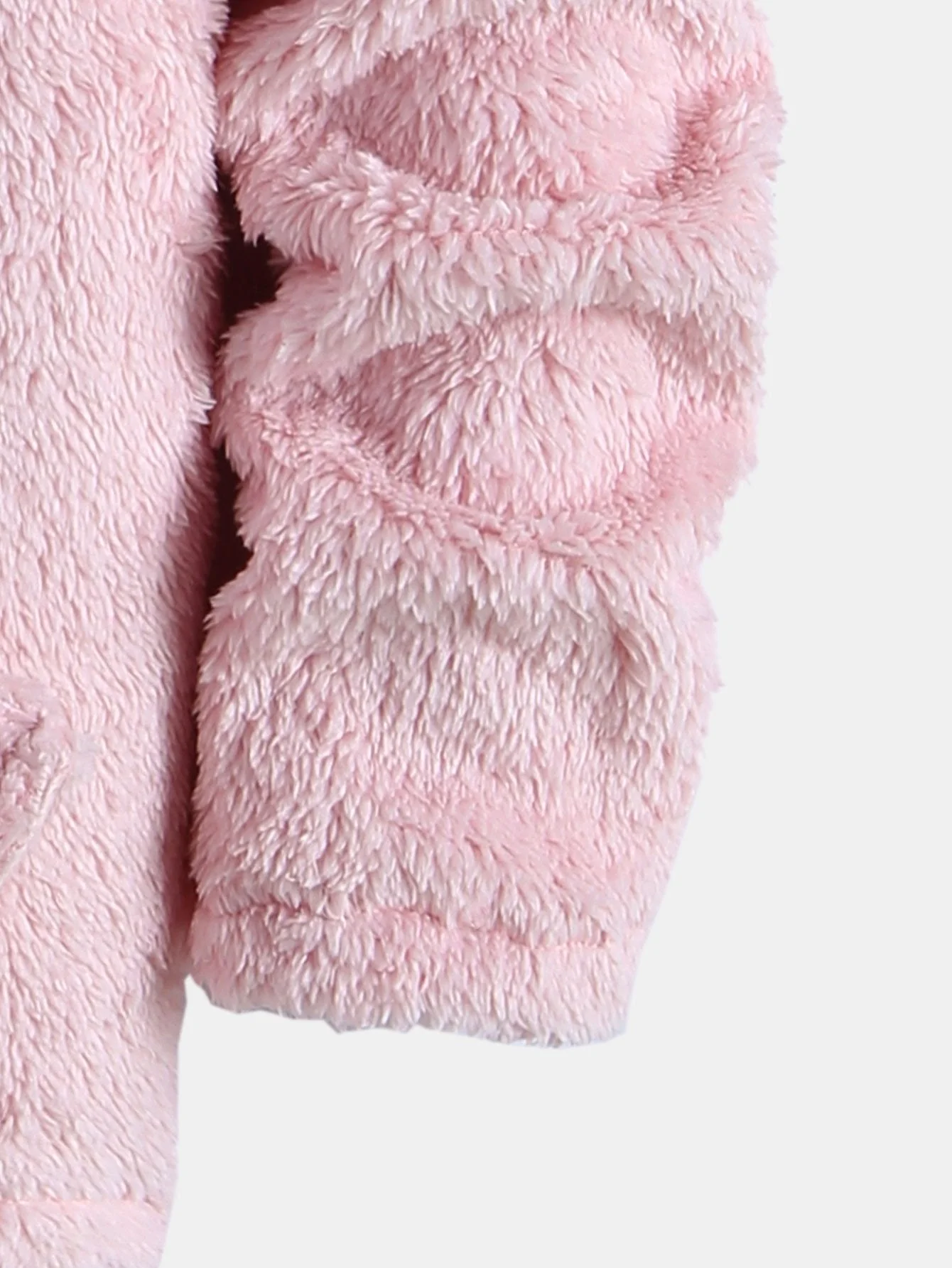 Esteban | Notched Lapel Teddy Coat - Image 5