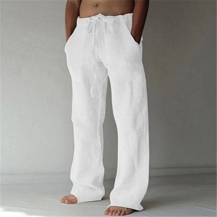 Ethan® | Lightweight Linen Trousers - Image 3